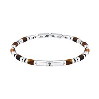 Bracciale Maserati Uomo triconic in Acciaio Occhio di tigre JM334AVD47 - JM334AVD47